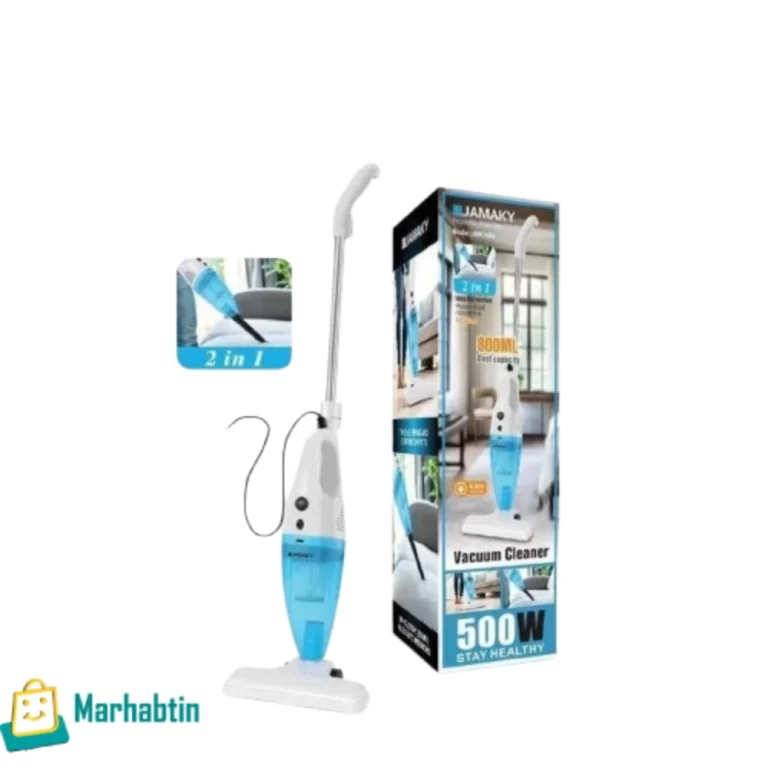 AMAKY 2-in-1 Stick JVacuum Cleaner - 500W Strong Suction - White Blue